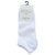 Glacier Mens Socks Trainer White Size 6-10