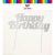 Go Bake Cake Toppers Silver Happy Birthday