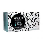 Paseo UltraSoft 3-Ply Facial Tissues Angled Pack Shot