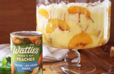 Lemon & Peach Trifle