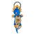 Charming Pets Ropes-A-Go-Go Dragon Blue Dog Toy