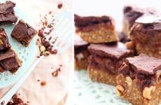 Salted Caramel and Hazelnut Slice