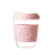 SOL Reusable Glass Coffee Cup – 12oz Perfect Pink