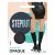 Stepout Du Jour Opaque Knee Highs Black Smooth Knit 100d