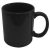 Straight Sided Mugs Black