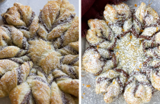 Nutella Puff Pastry Snowflake