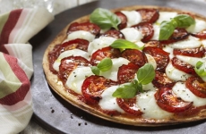 Tomato and Mozzarella Pizza