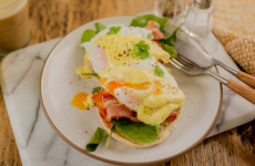 Bacon and Egg Muffins with ‘Cheats Hollandaise’